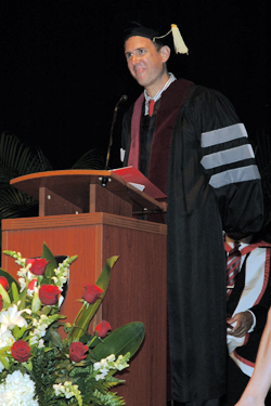 Dr. Louis DeCaro gives the Commencement Address at Barry University